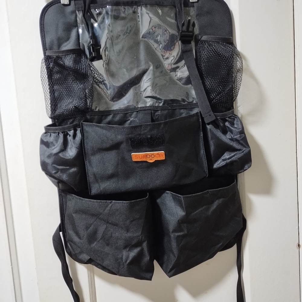Black Car Seat Organizer